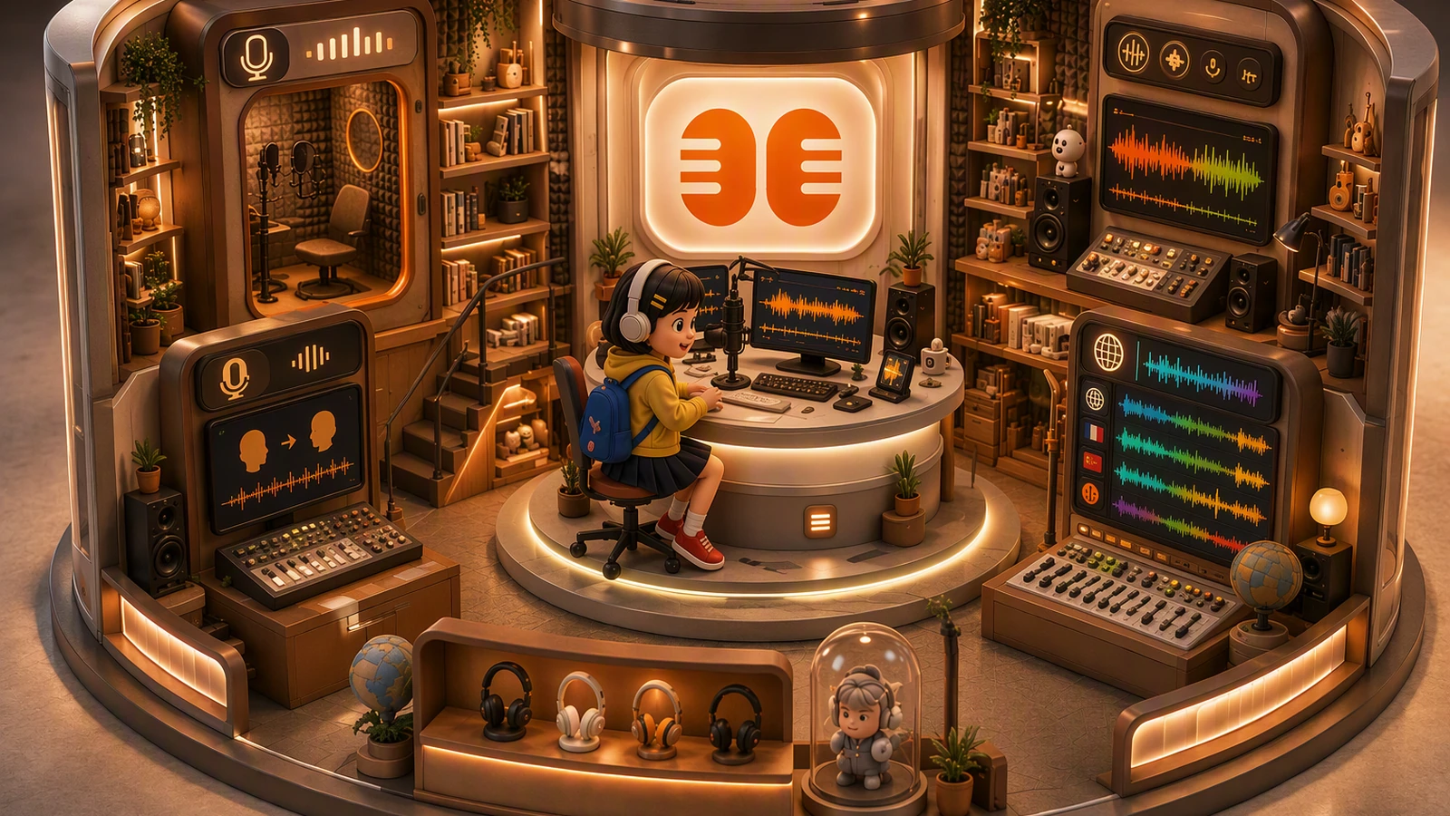 SoundForge miniature voice studio